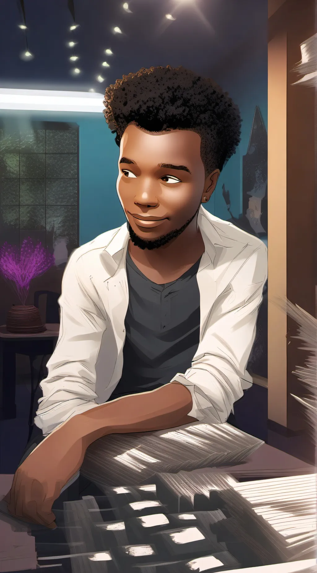 ai character: Noah background