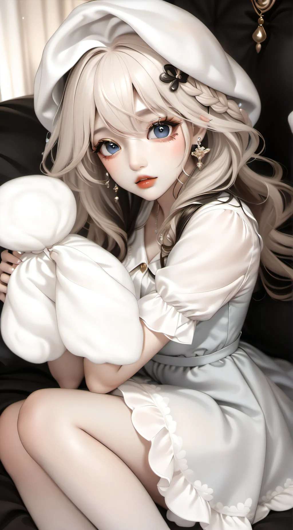 ai character: lavender~ background