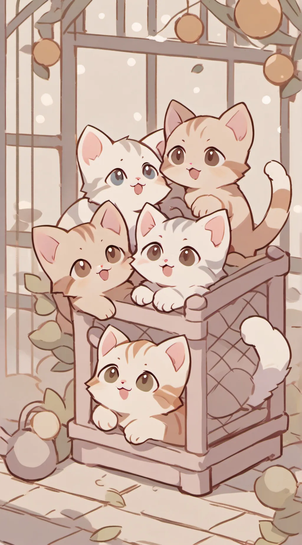 ai character: Cat co background