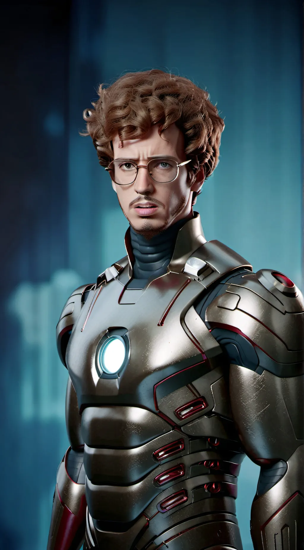 ai character: Napoleon Ironman  background