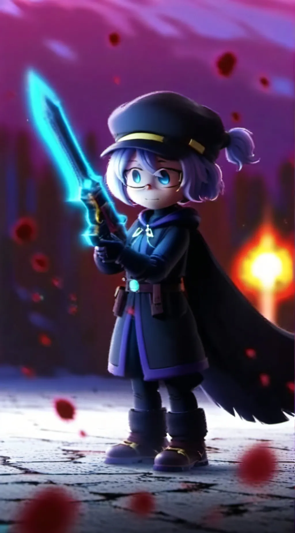 ai character: Murderer. Drones background