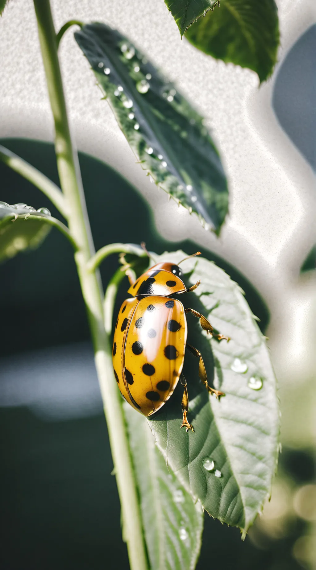 ai character: Golden ladybug background