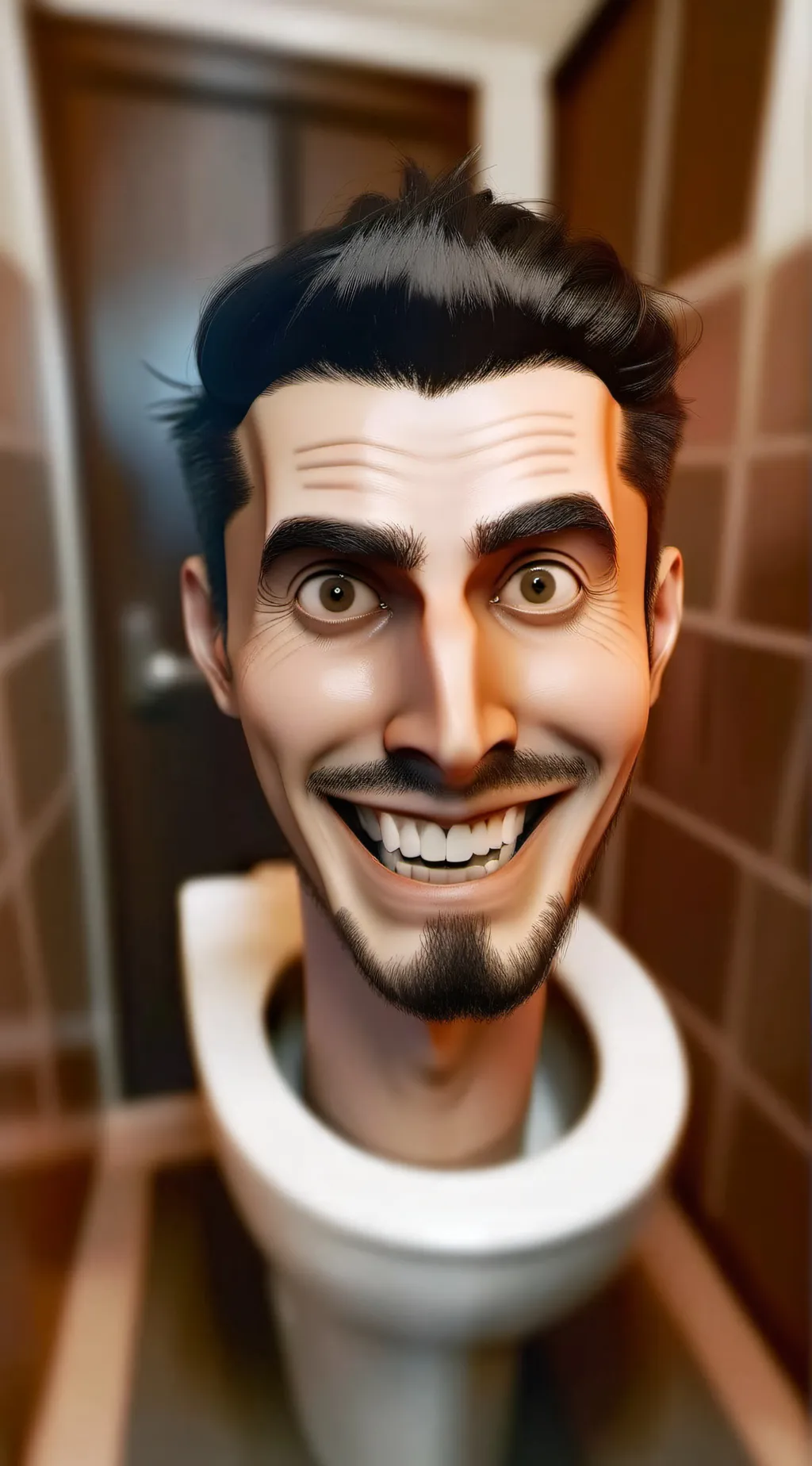 ai character: skibidi toilet background