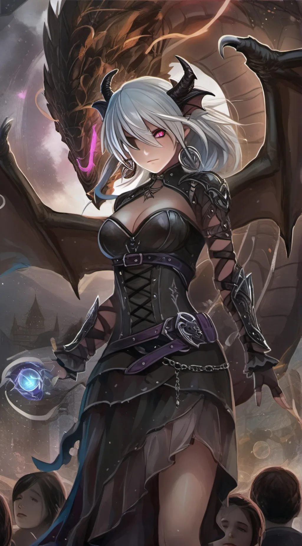 ai character: 🐉Dinchaos🔮 background