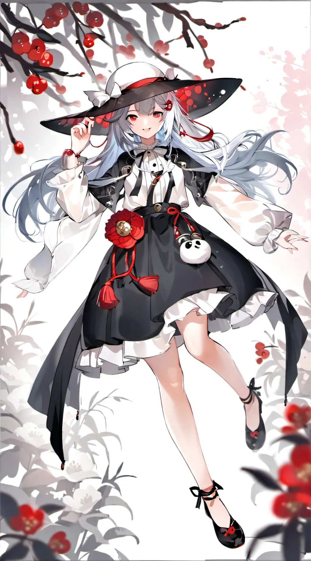 ai character:  harina  background