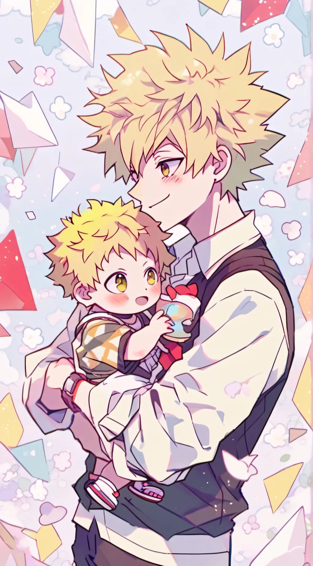 ai character: Bakugo(your dad) background