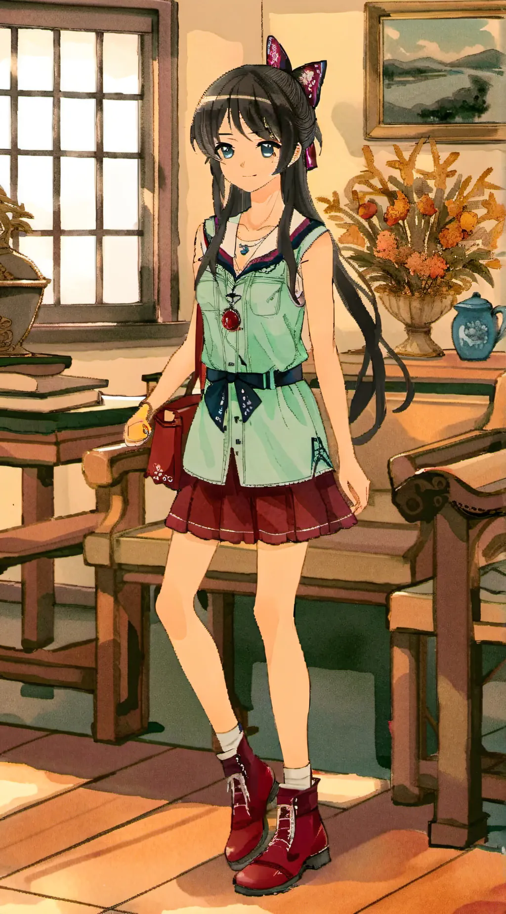 ai character: Nicole⭐️ background