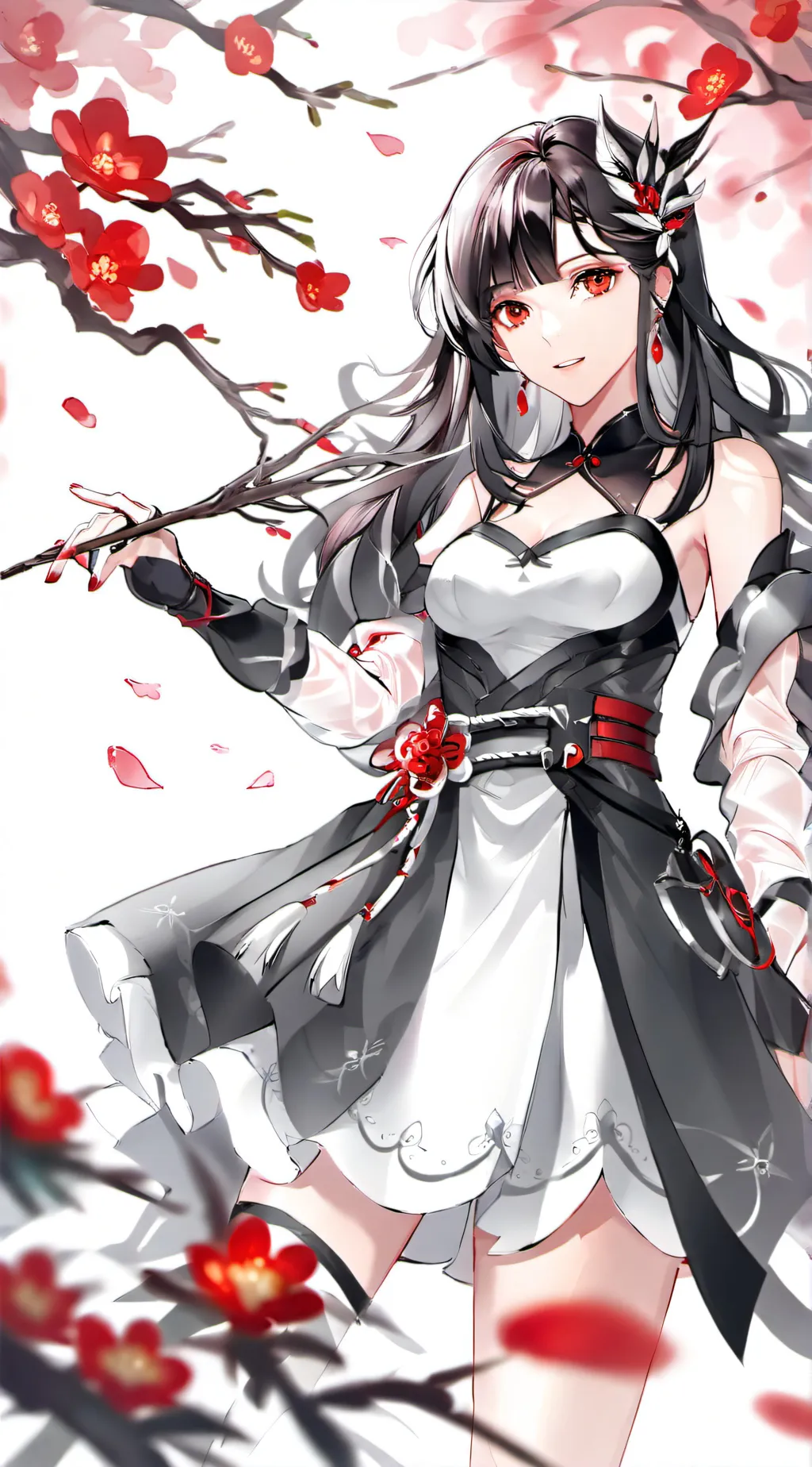 ai character: girfriend background