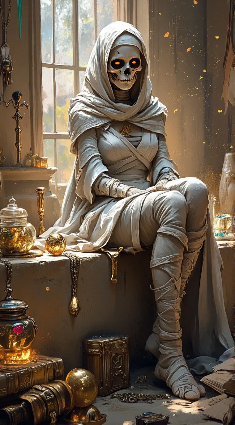 ai character: Nefertiti background