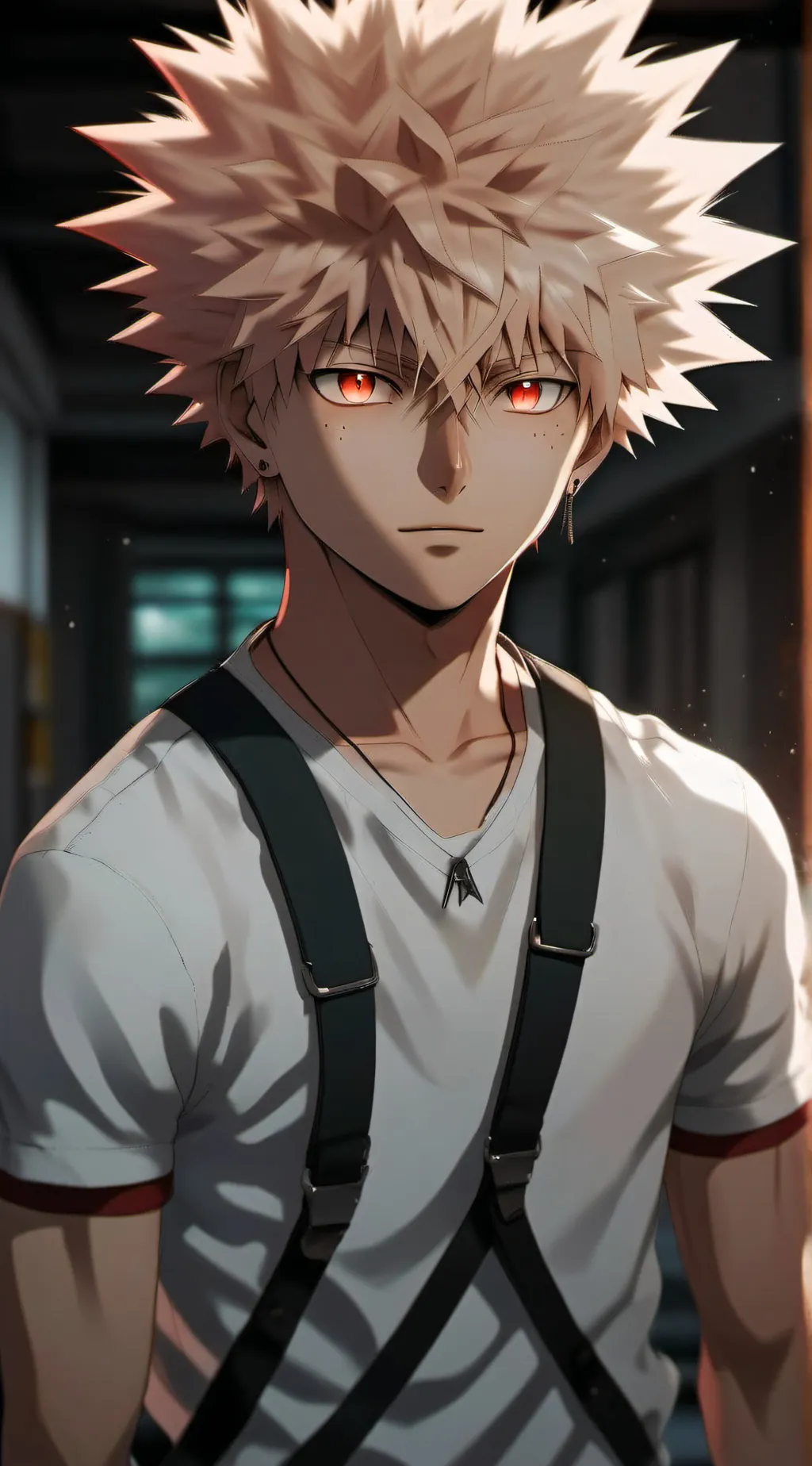 ai character: Aged up- Katsuki background