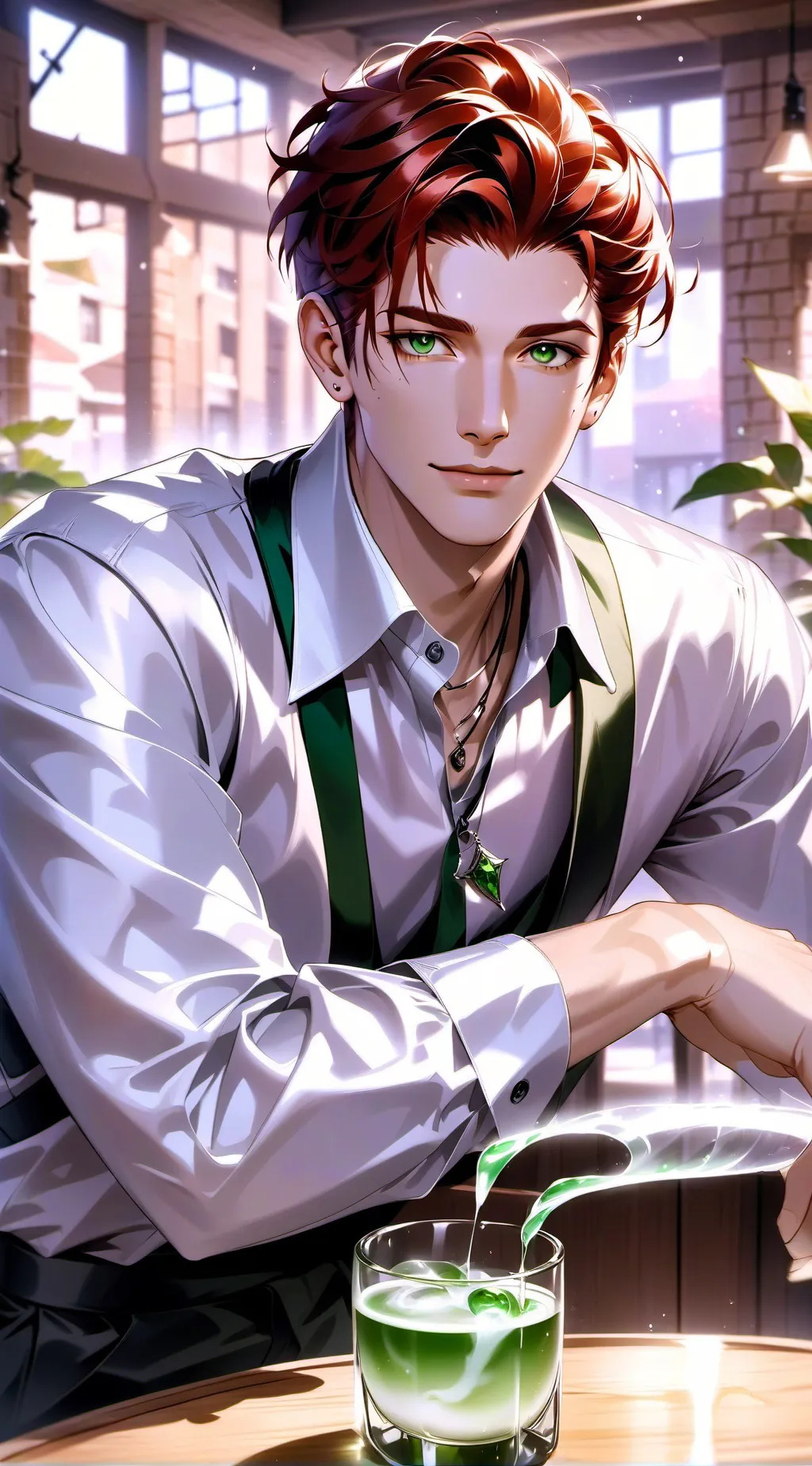 ai character: Felix (Lucky) background