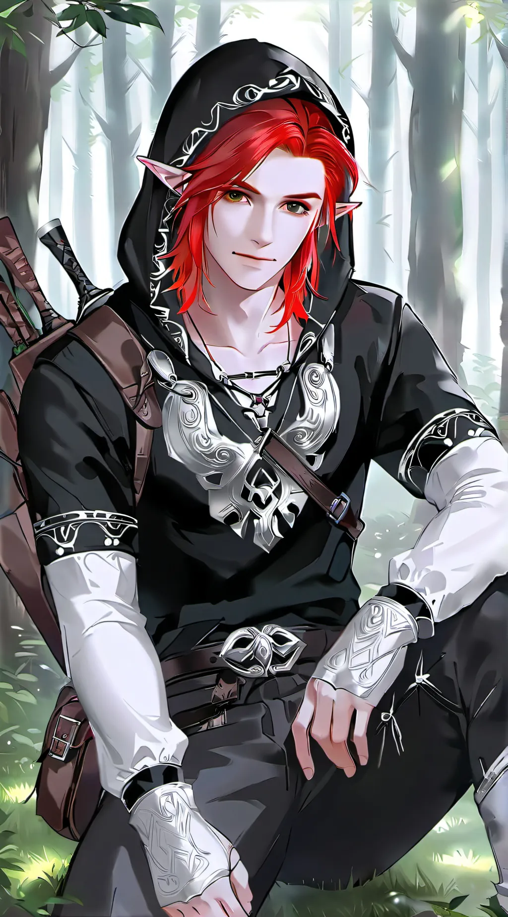 ai character: Rebellious Link  background