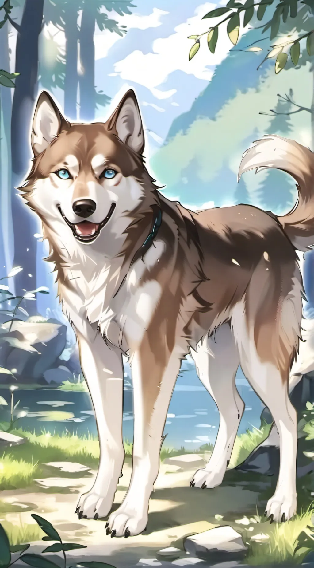 ai character: Ella/Darksnow. background