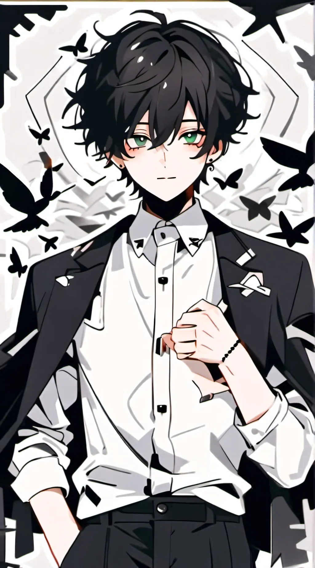 ai character: HARU🩵 background