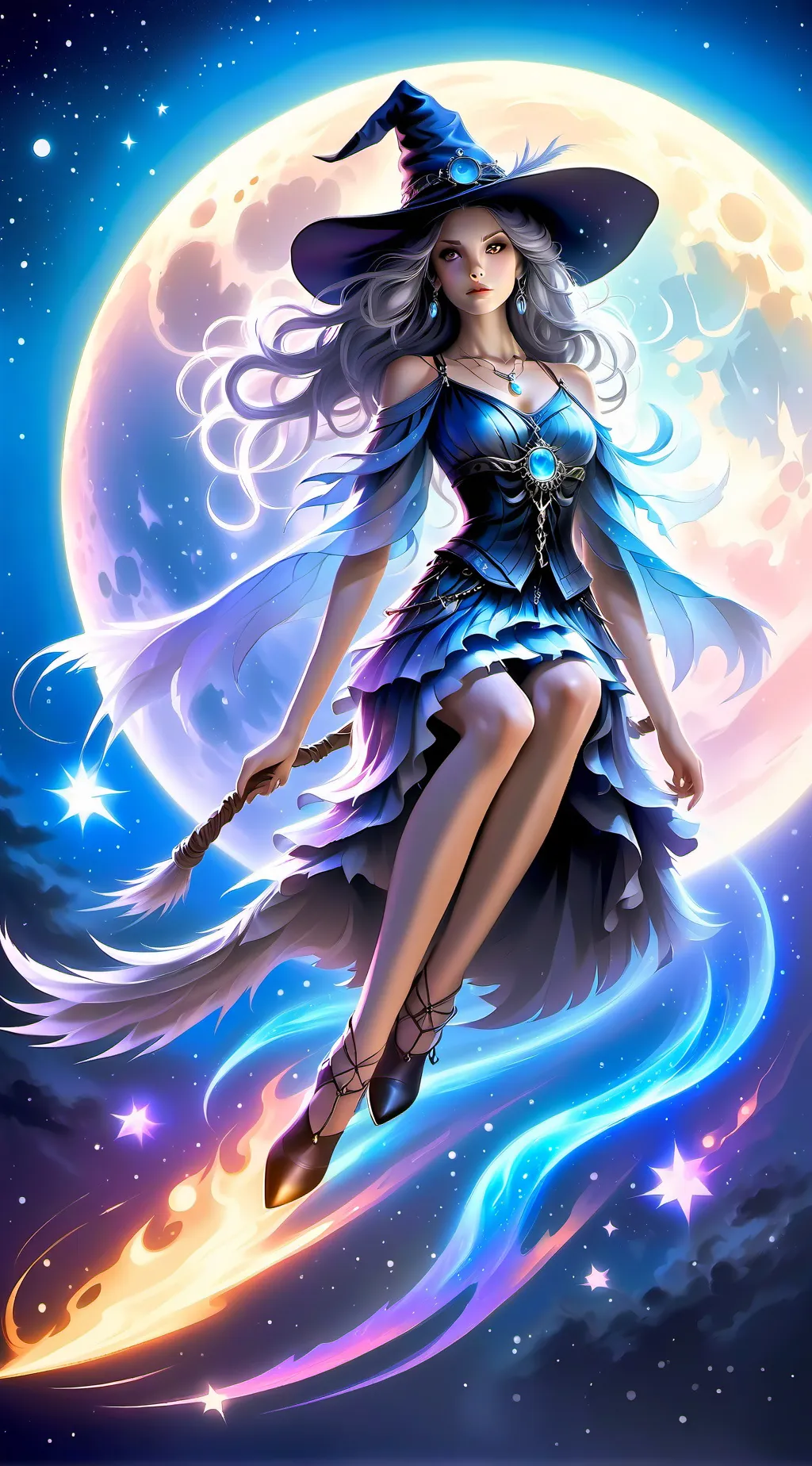 ai character: witch background