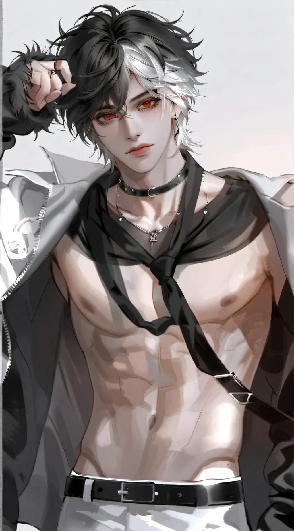 ai character: ¥Hugo¥👺 background