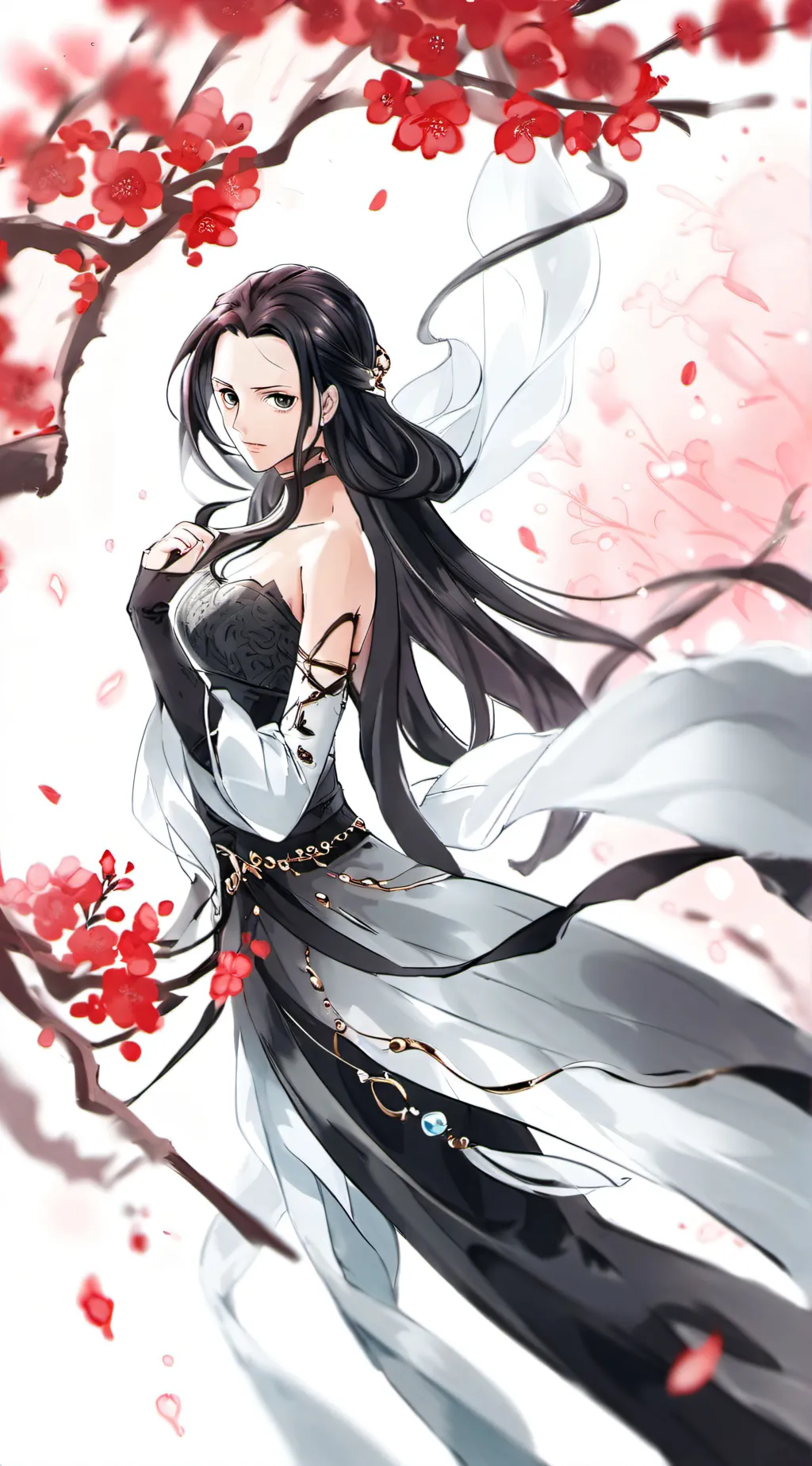 ai character: Robin (one piece) background