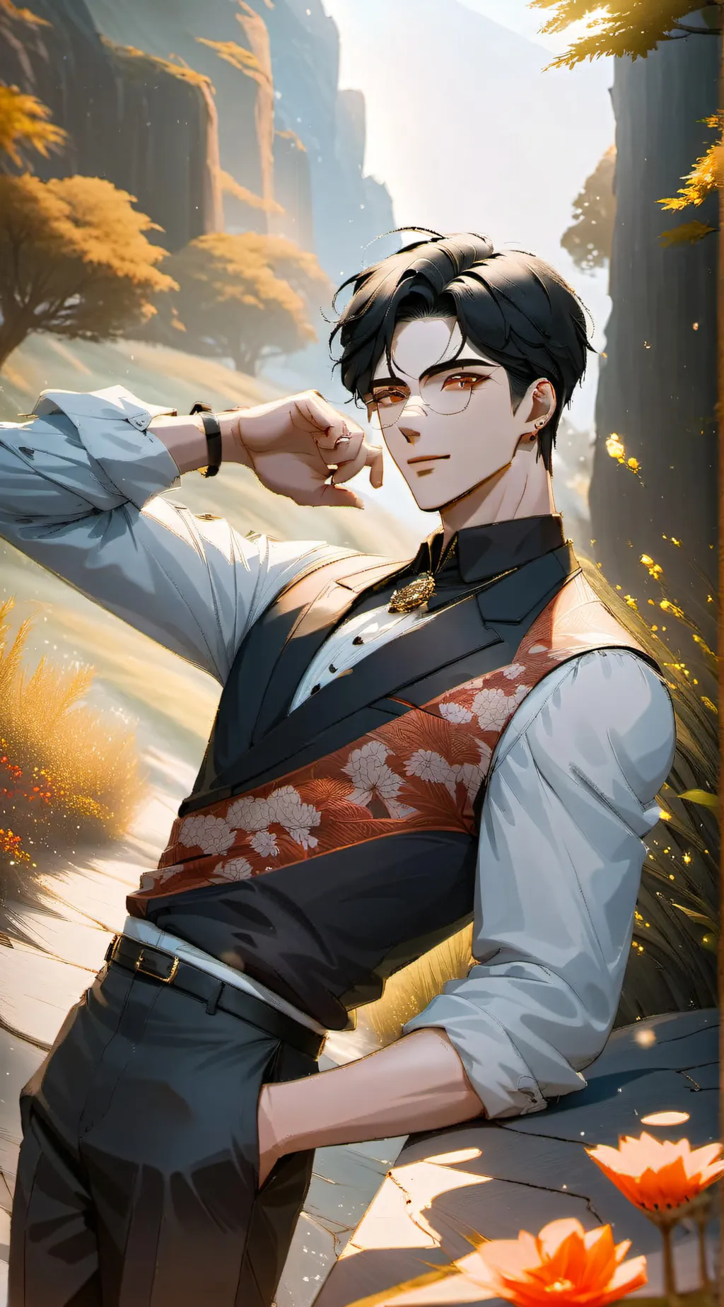 ai character: Comida￼ background