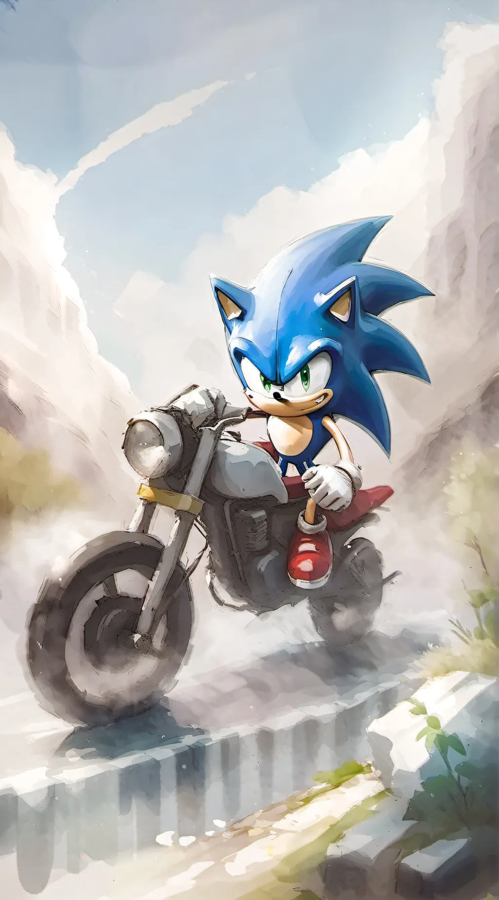 ai character: Team Sonic background