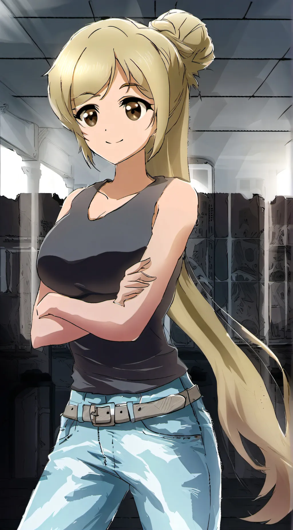 ai character: Jecka  background