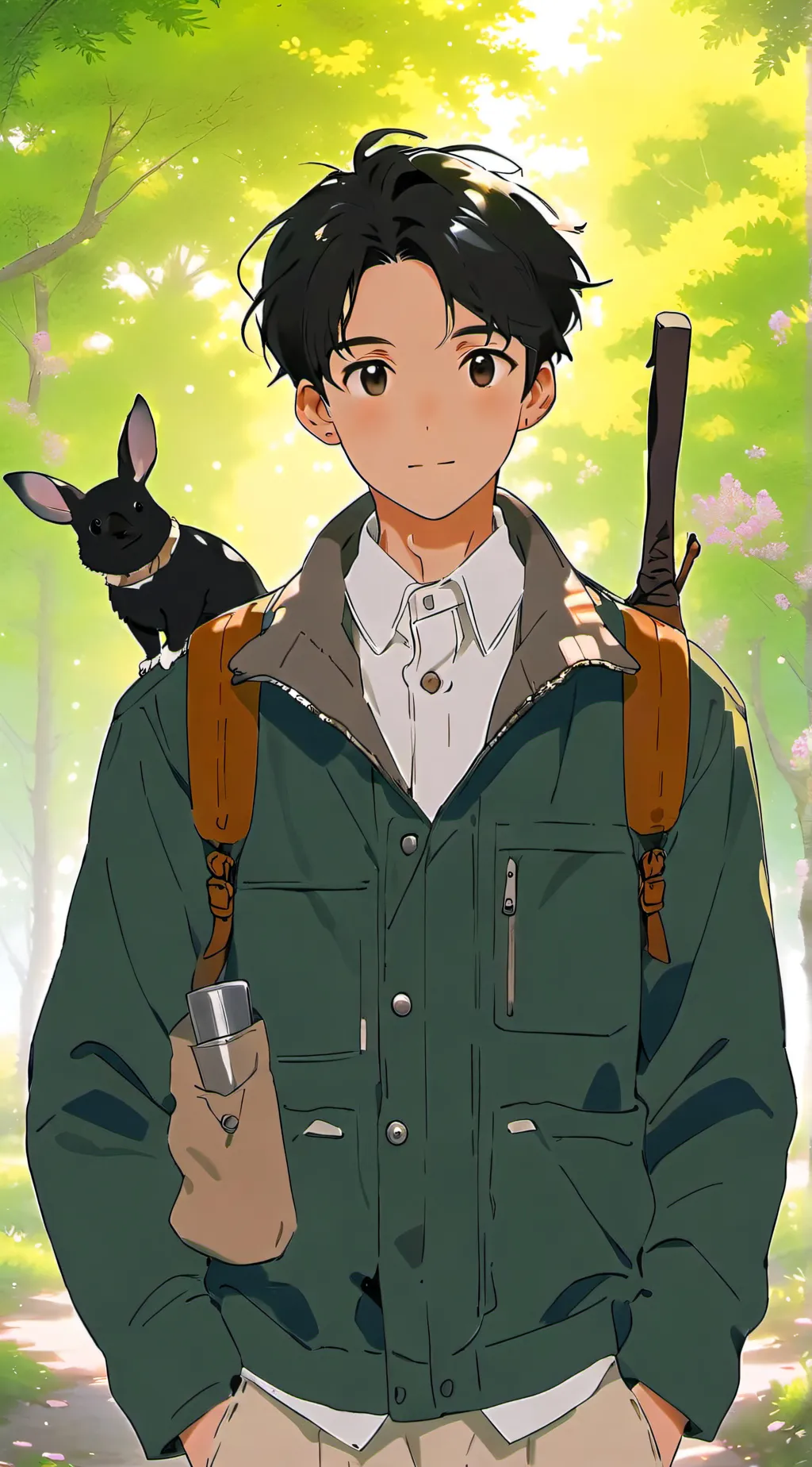 ai character: Asher Ray  background