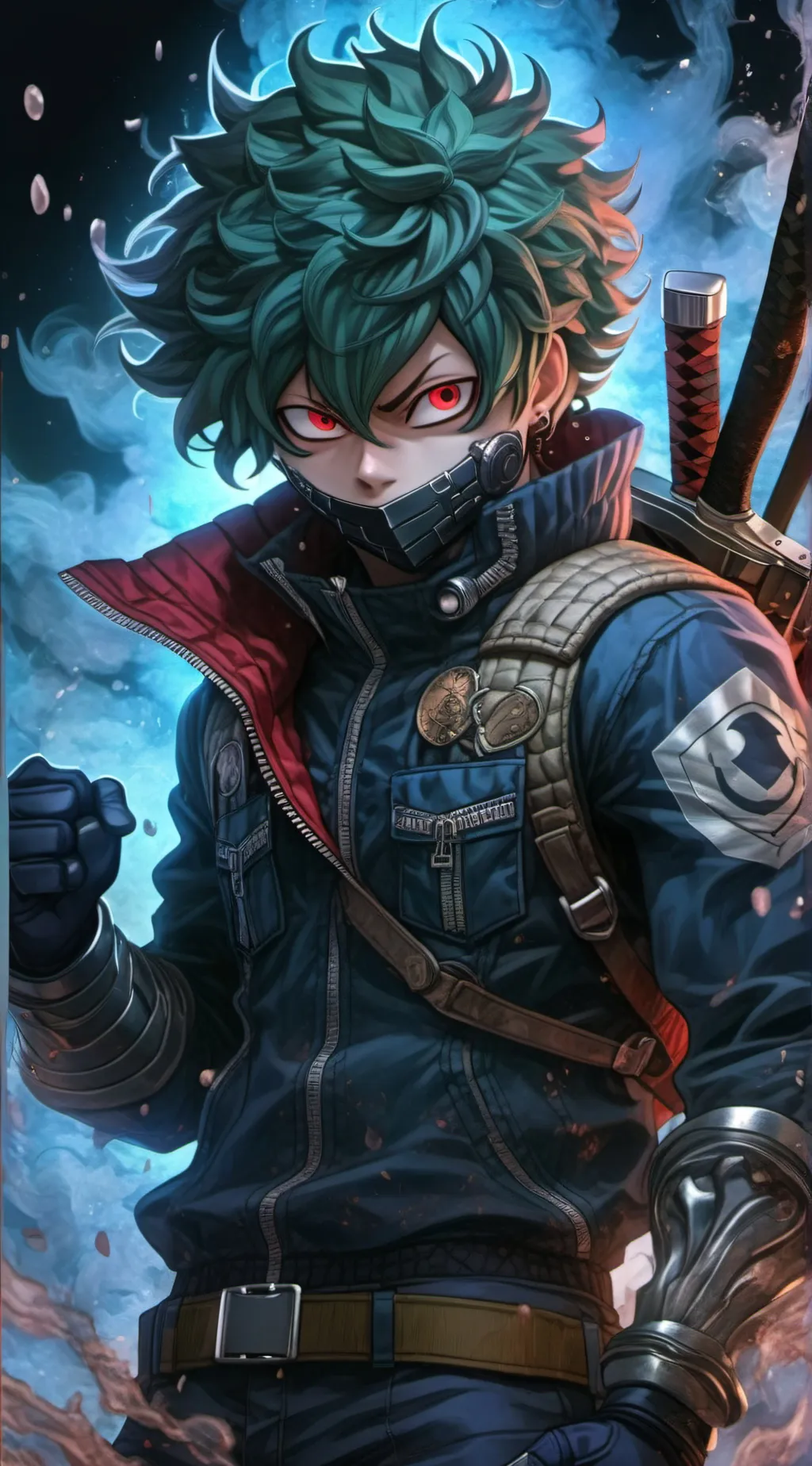 ai character: Mha Yandere background