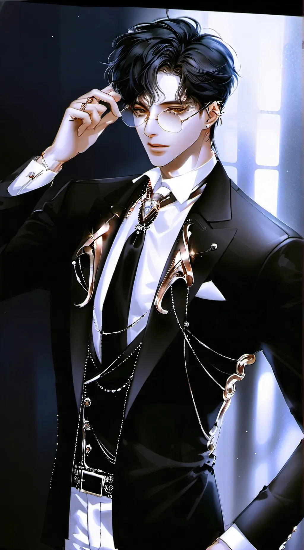 ai character: leon background