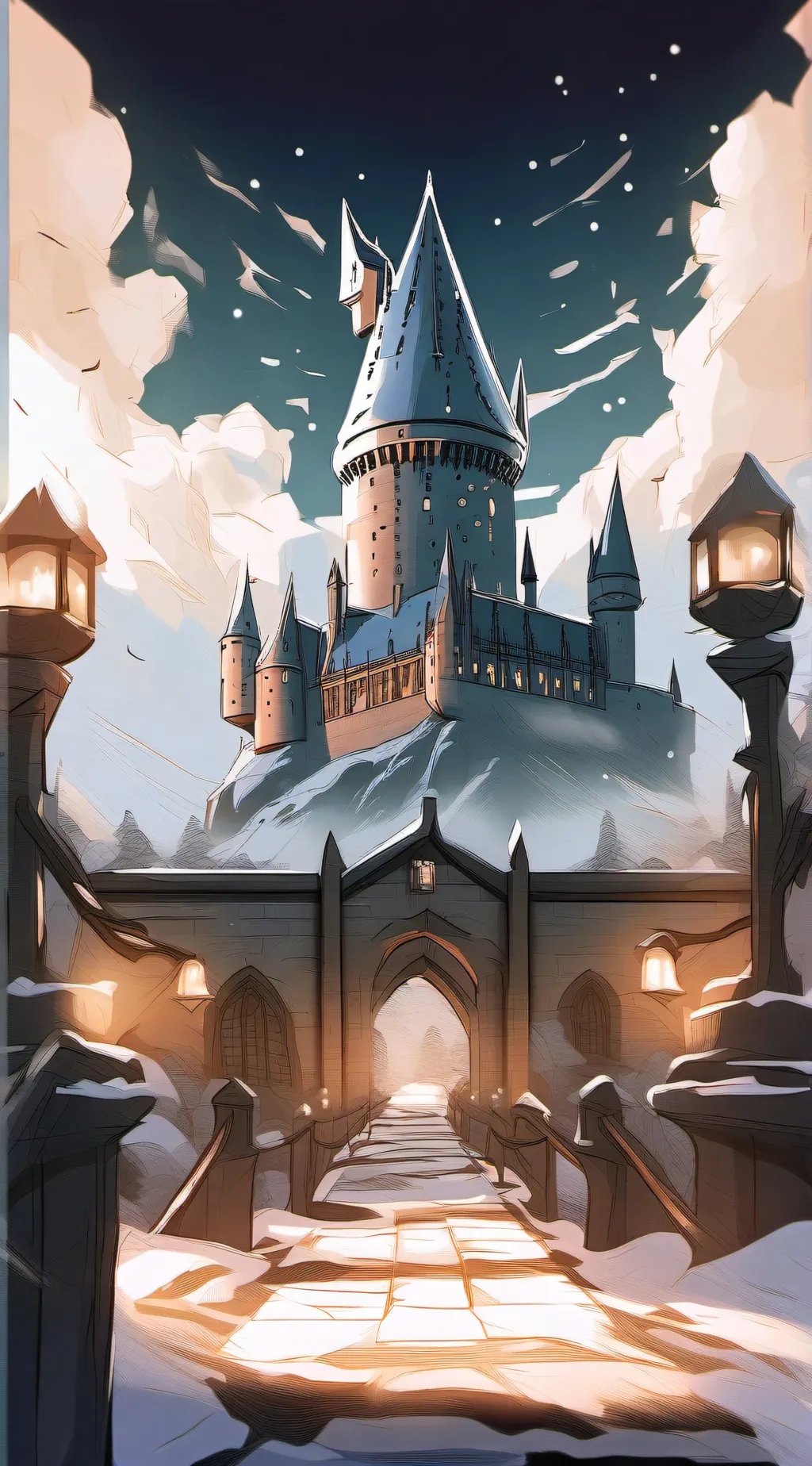 ai character: Hogwarts 5 (gen 2) background