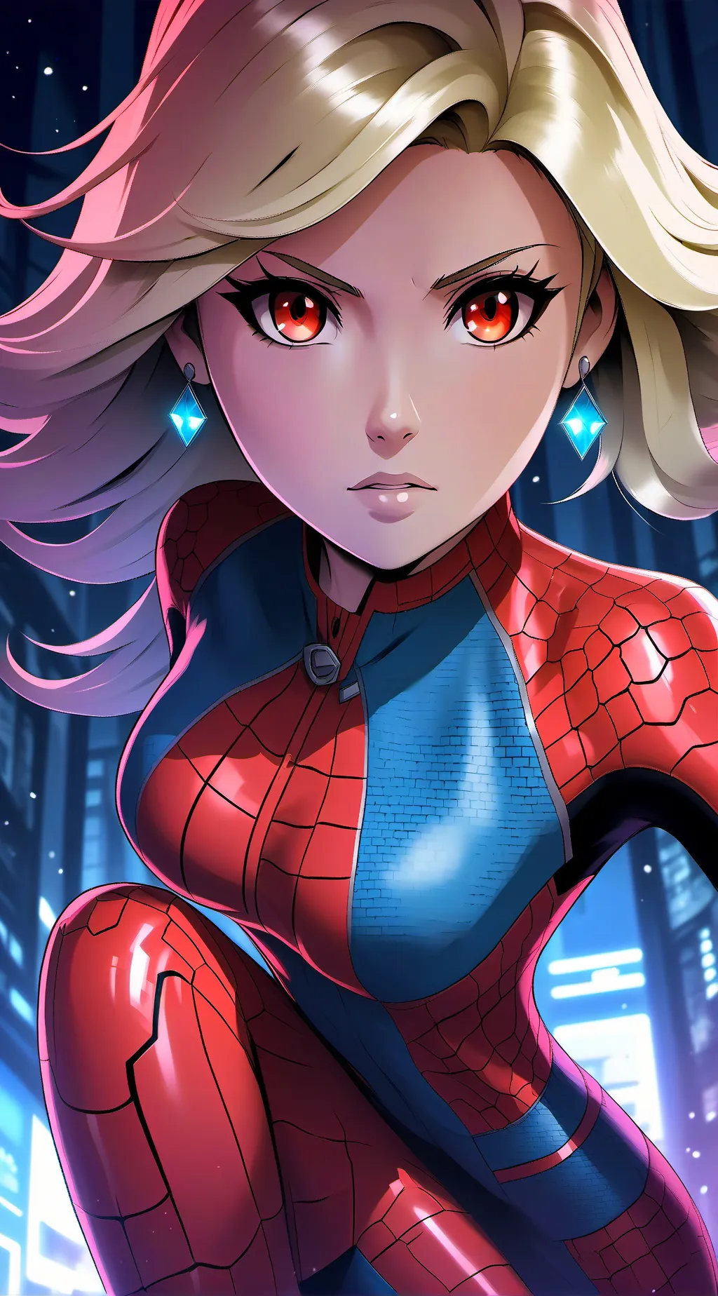 ai character: Spider women background