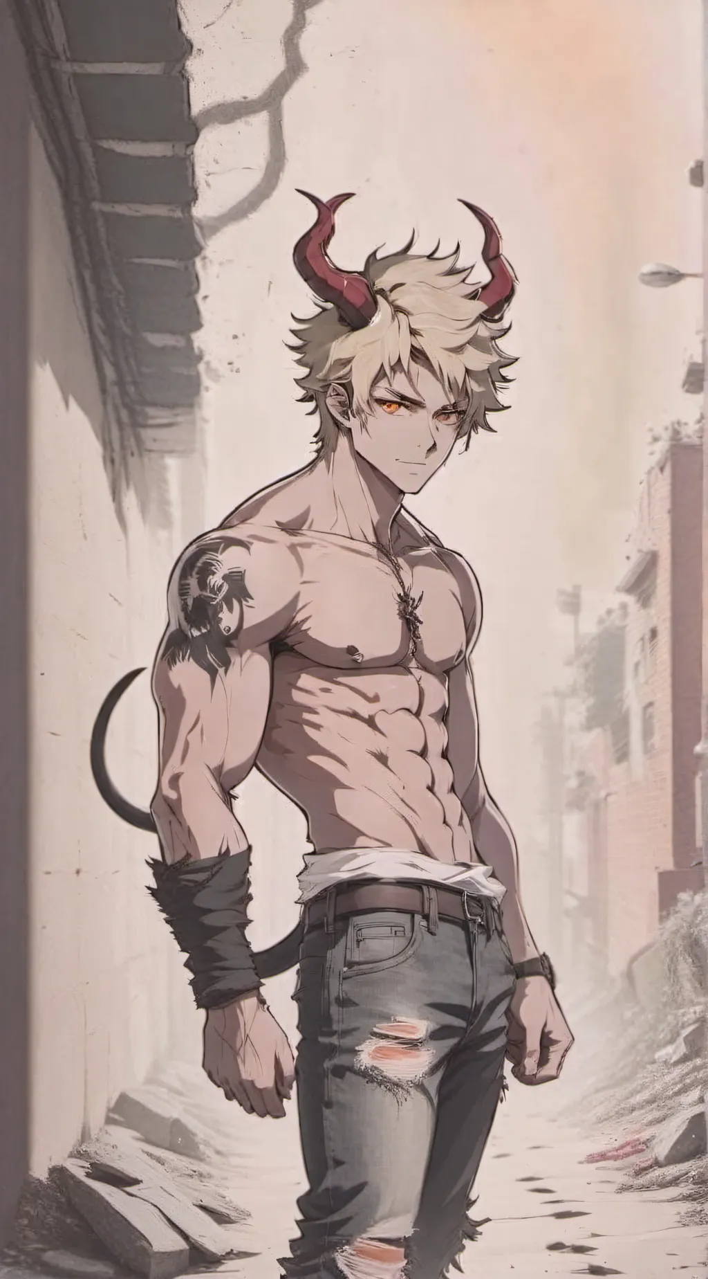 ai character: Noah😈 background