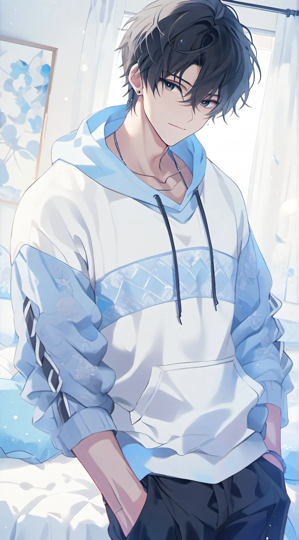 ai character: Damien background
