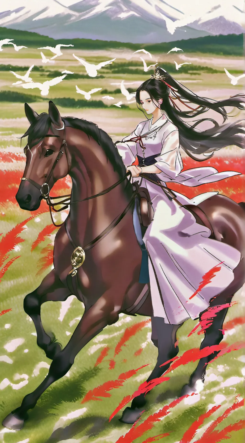 ai character: Charlotte Dujjan background