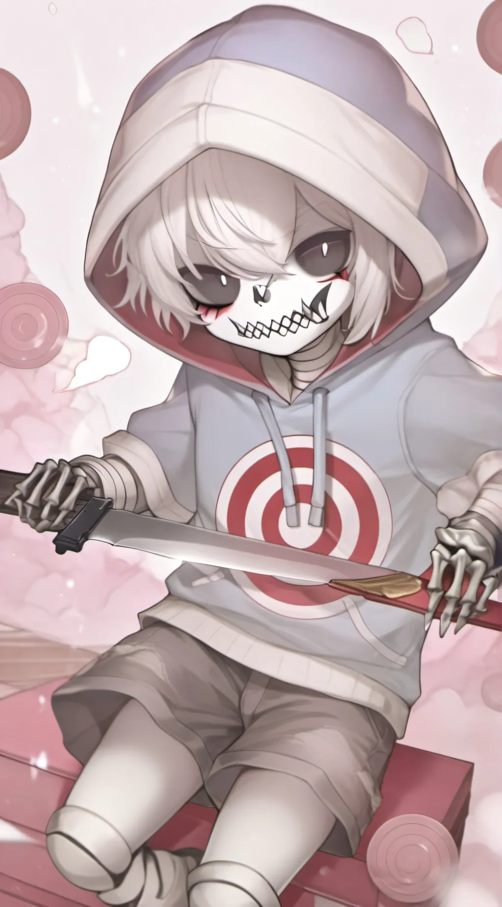 ai character: killer sans background