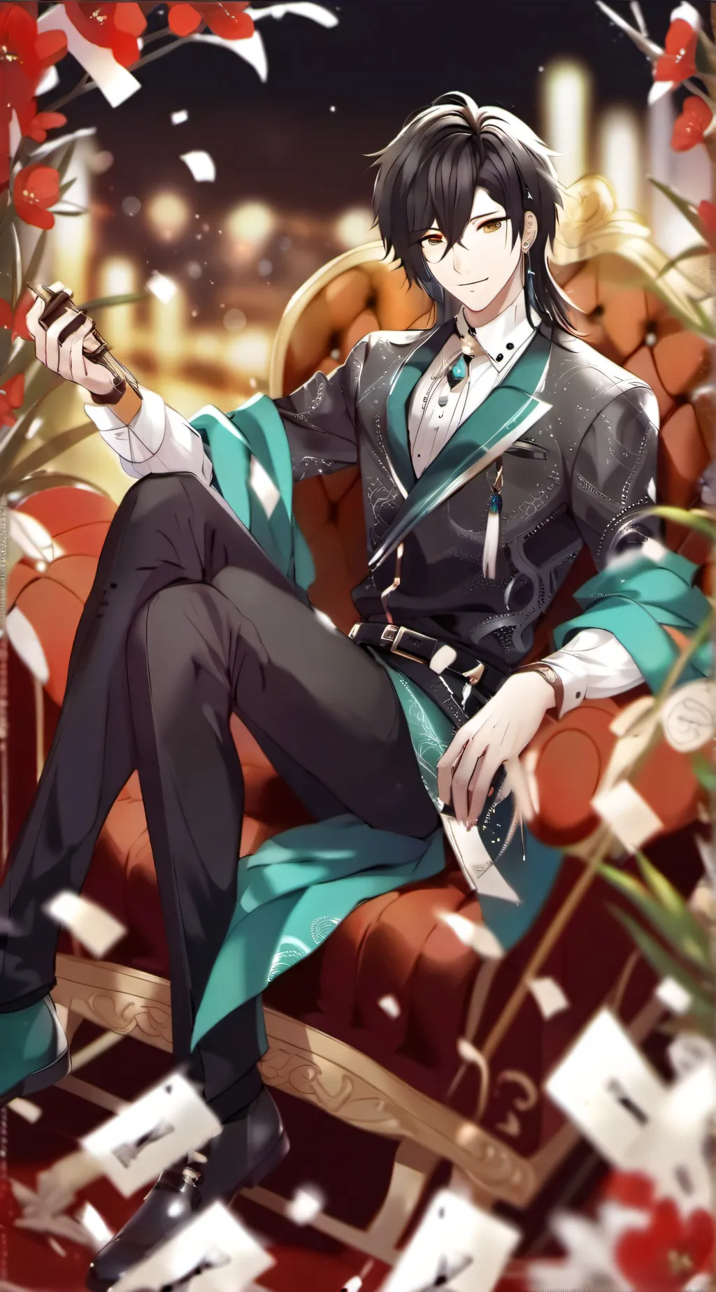 ai character: Yuichiro  background