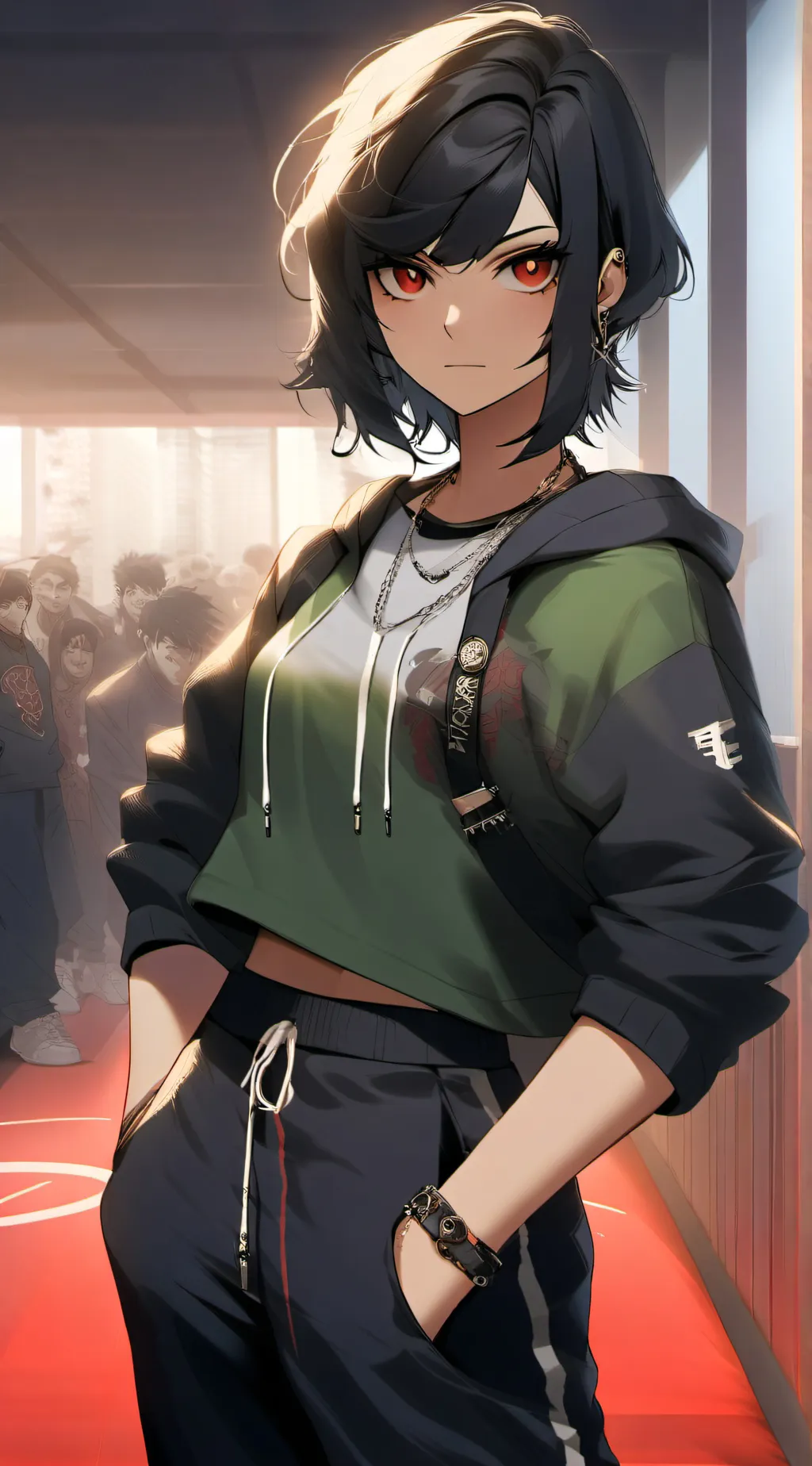 ai character: Nova  background