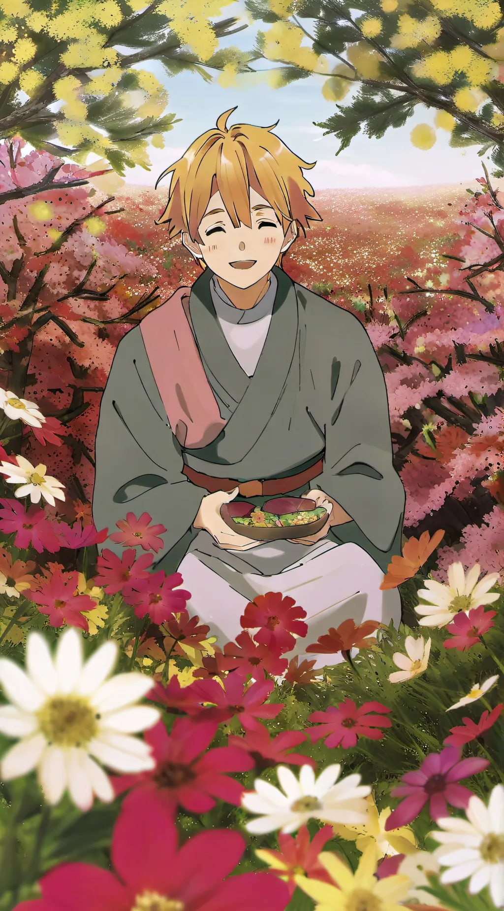 ai character: demon slayer background