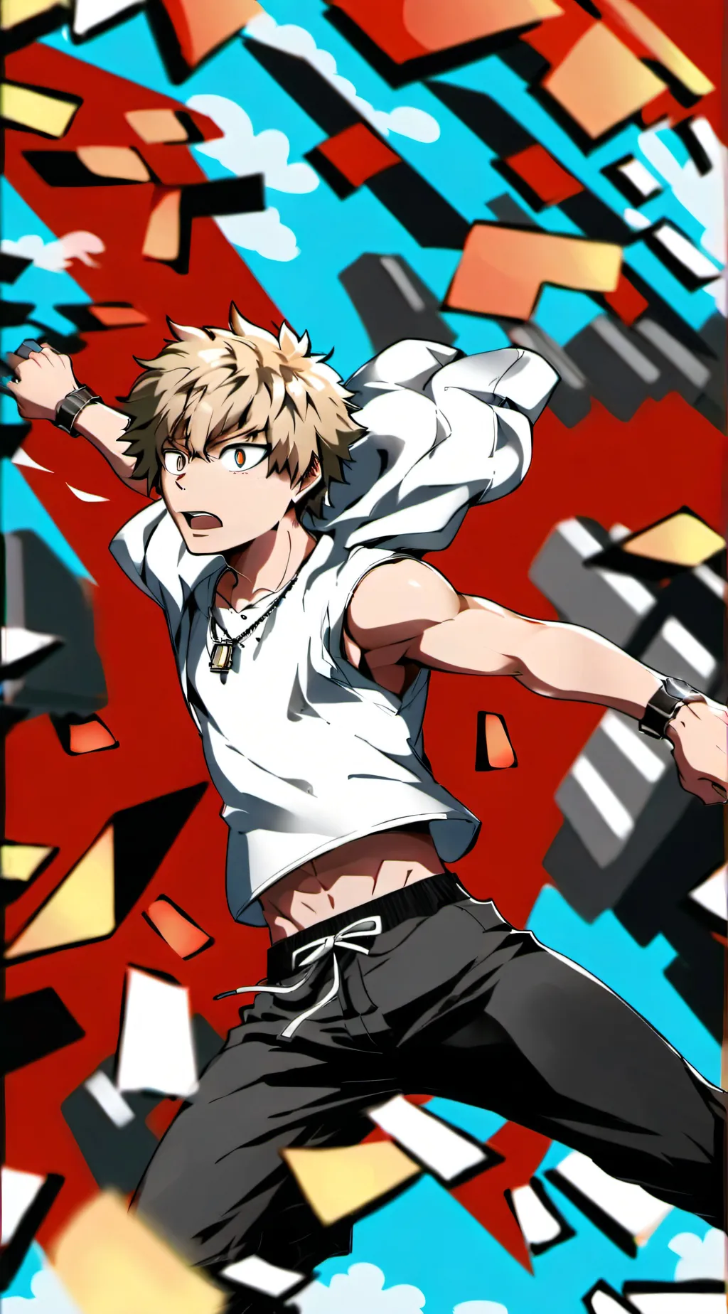 ai character: deku background