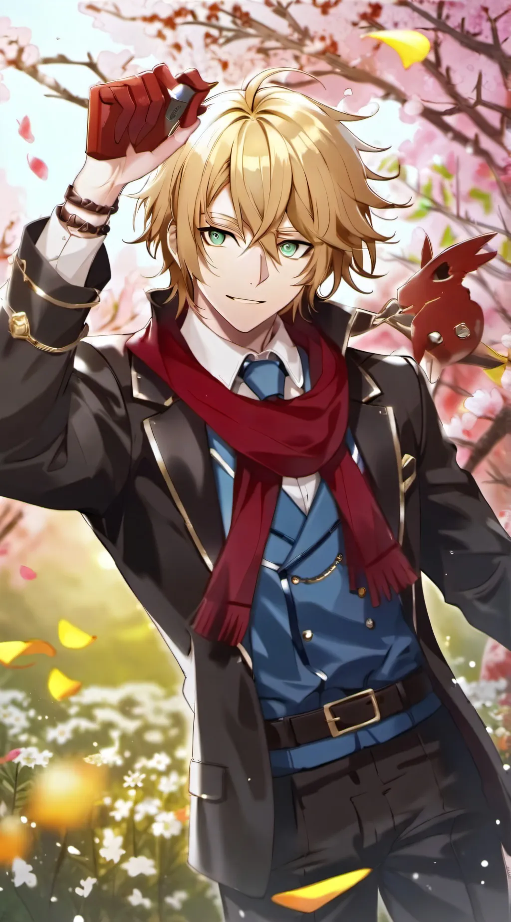 ai character: Beyblade school background