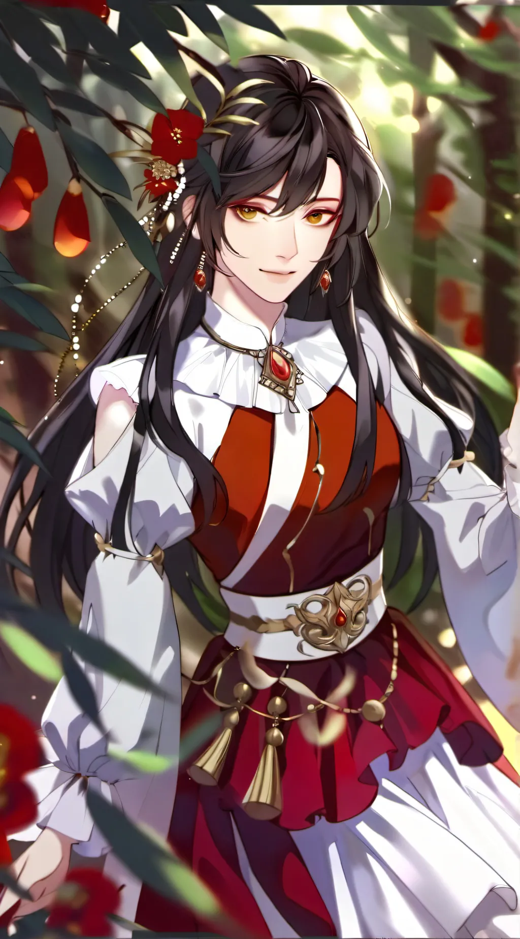 ai character: Crystal background