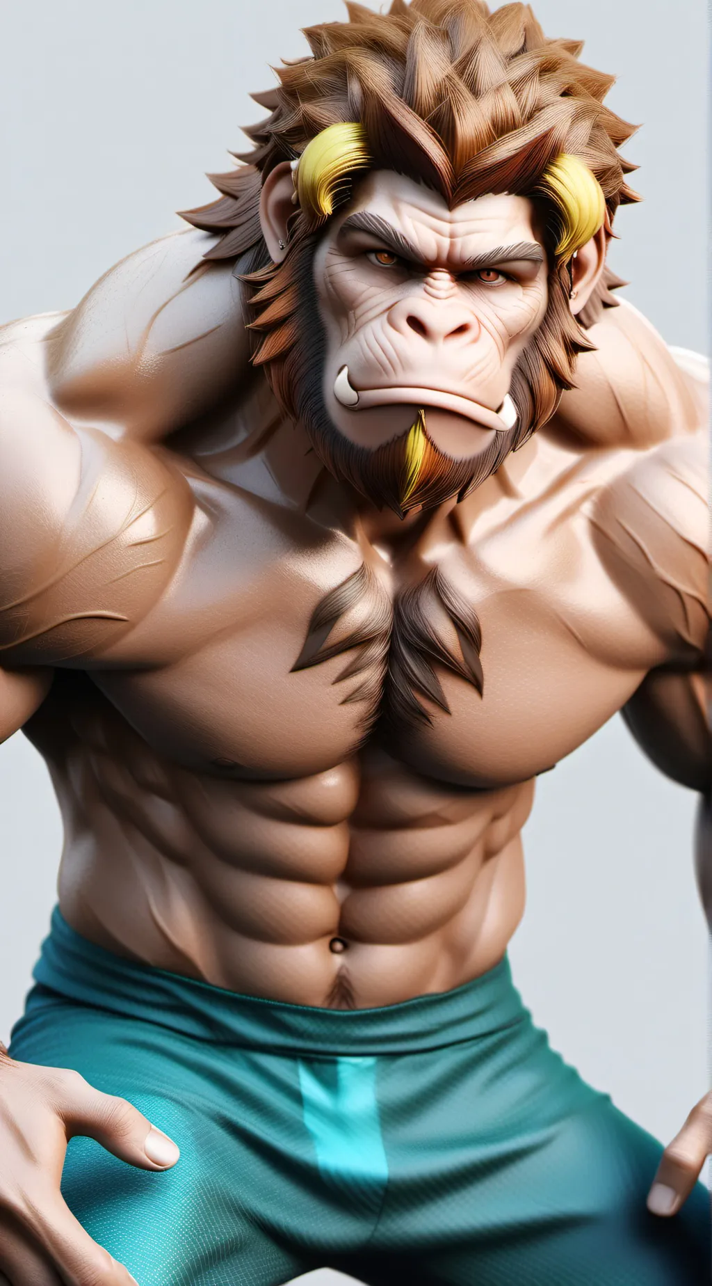 ai character: Ape-V background