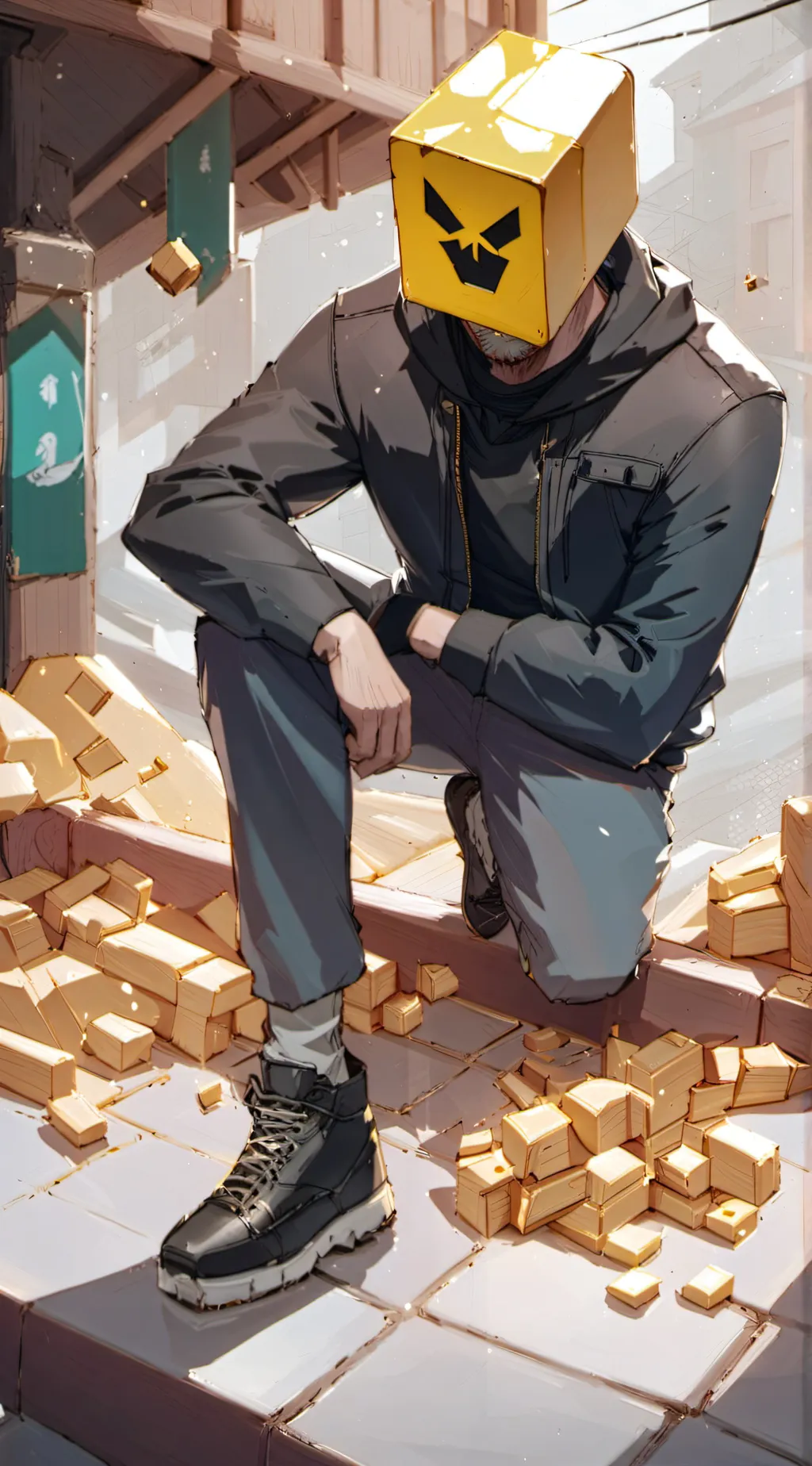 ai character: Luckyman2024 background