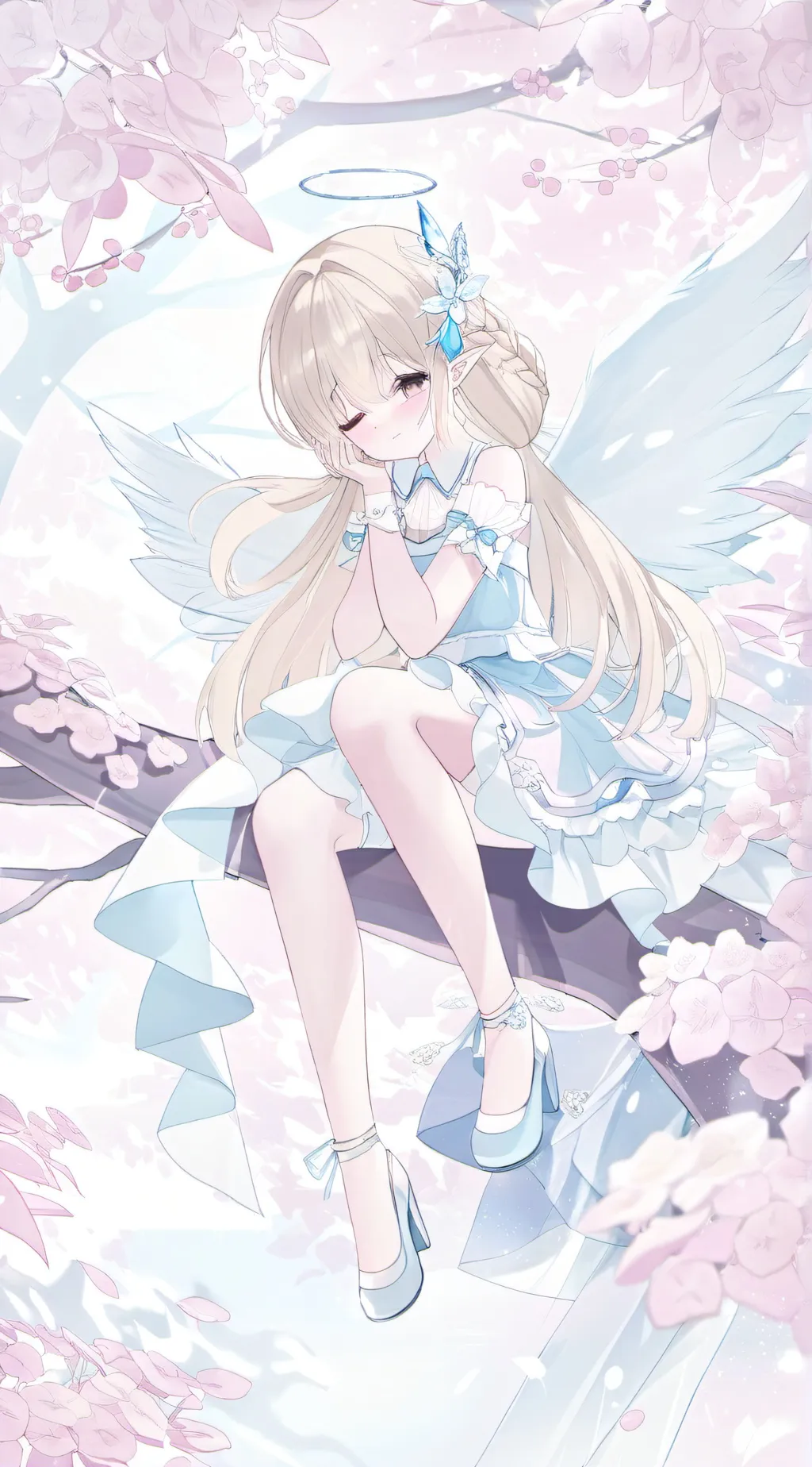 ai character: Fairy xMaze runner background