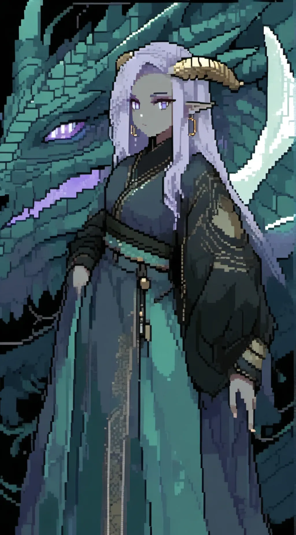 ai character: lavender (lav) background
