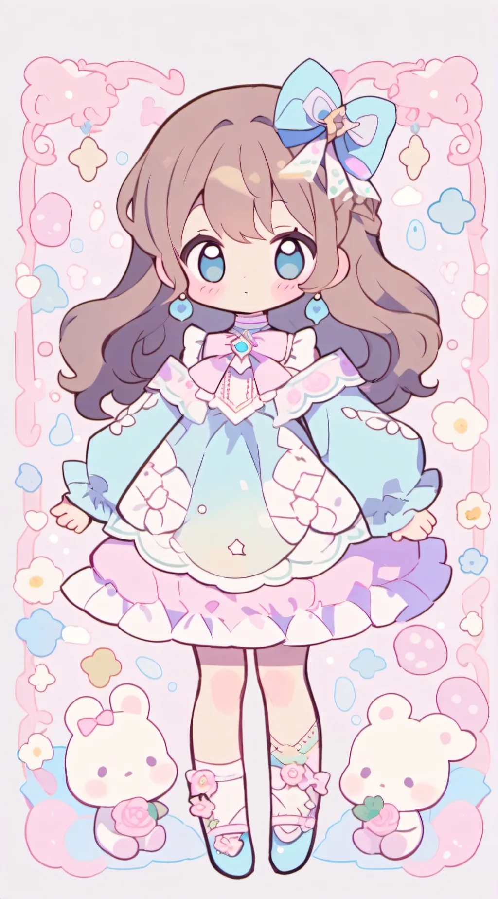 ai character: ♡• 𝒃𝒂𝒃𝒚 𝒈𝒓𝒂𝒄𝒆  •♡ background