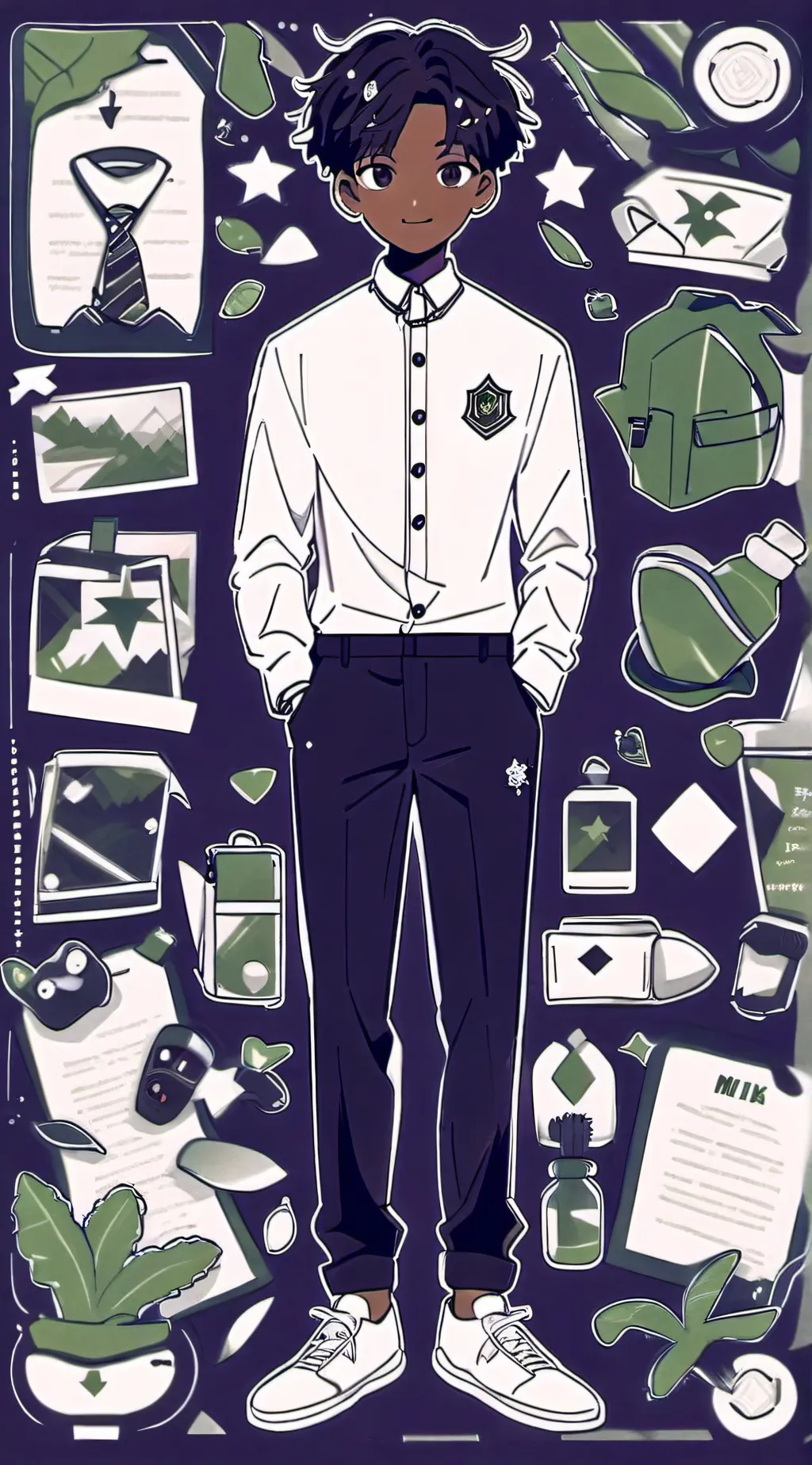 ai character: Brian  background