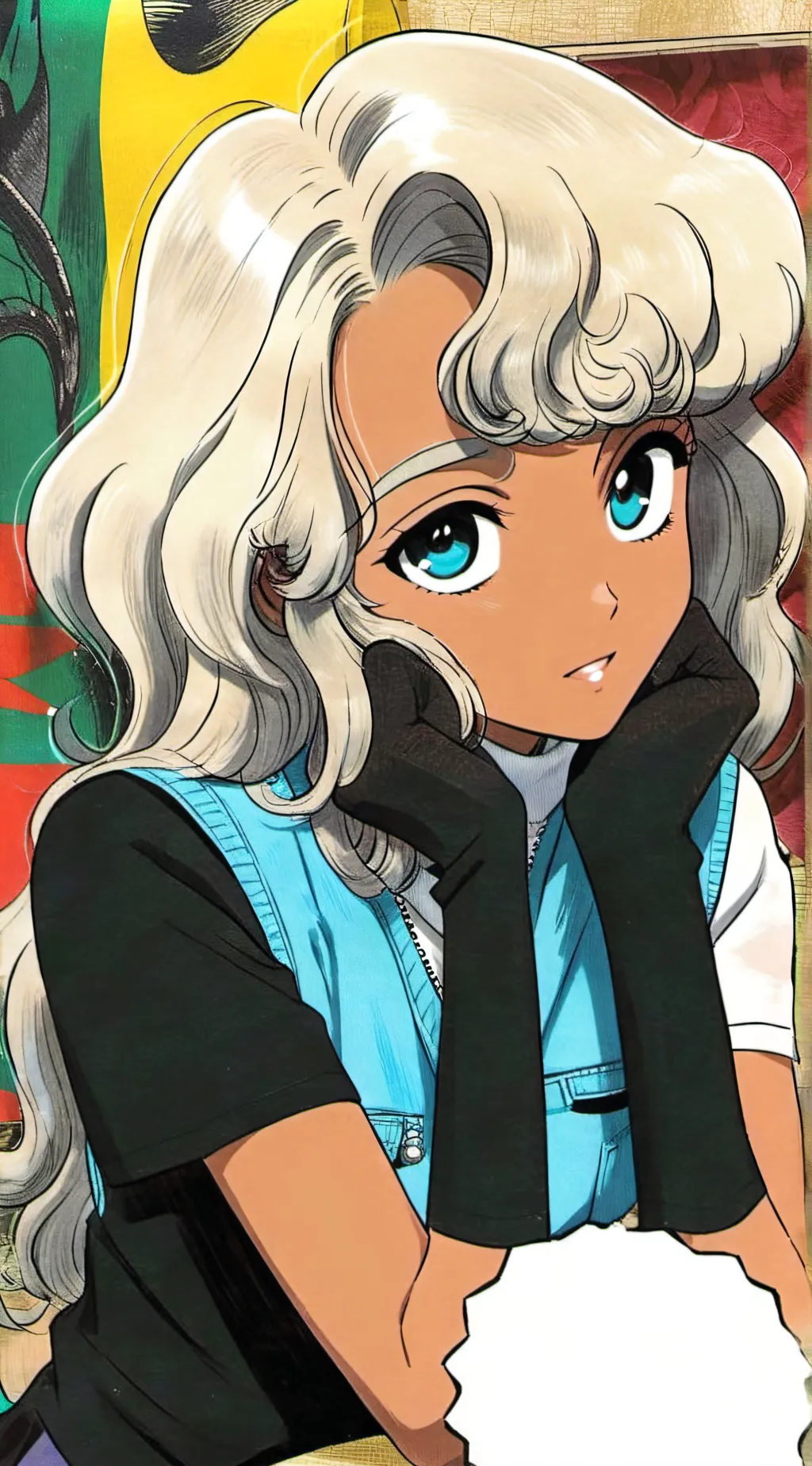 ai character: ur school  background