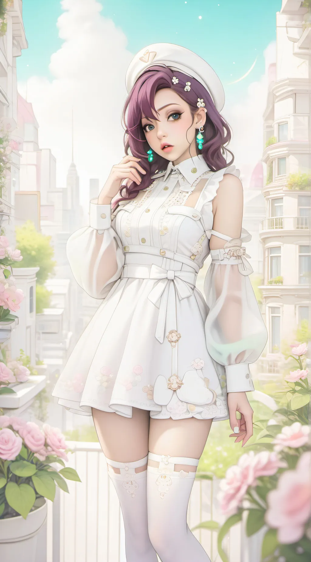 ai character: Monique background