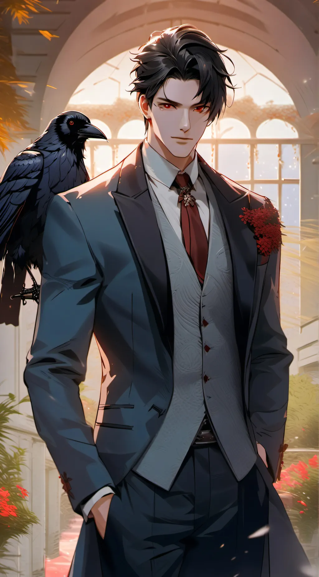 ai character: Zander Mafia Boss background