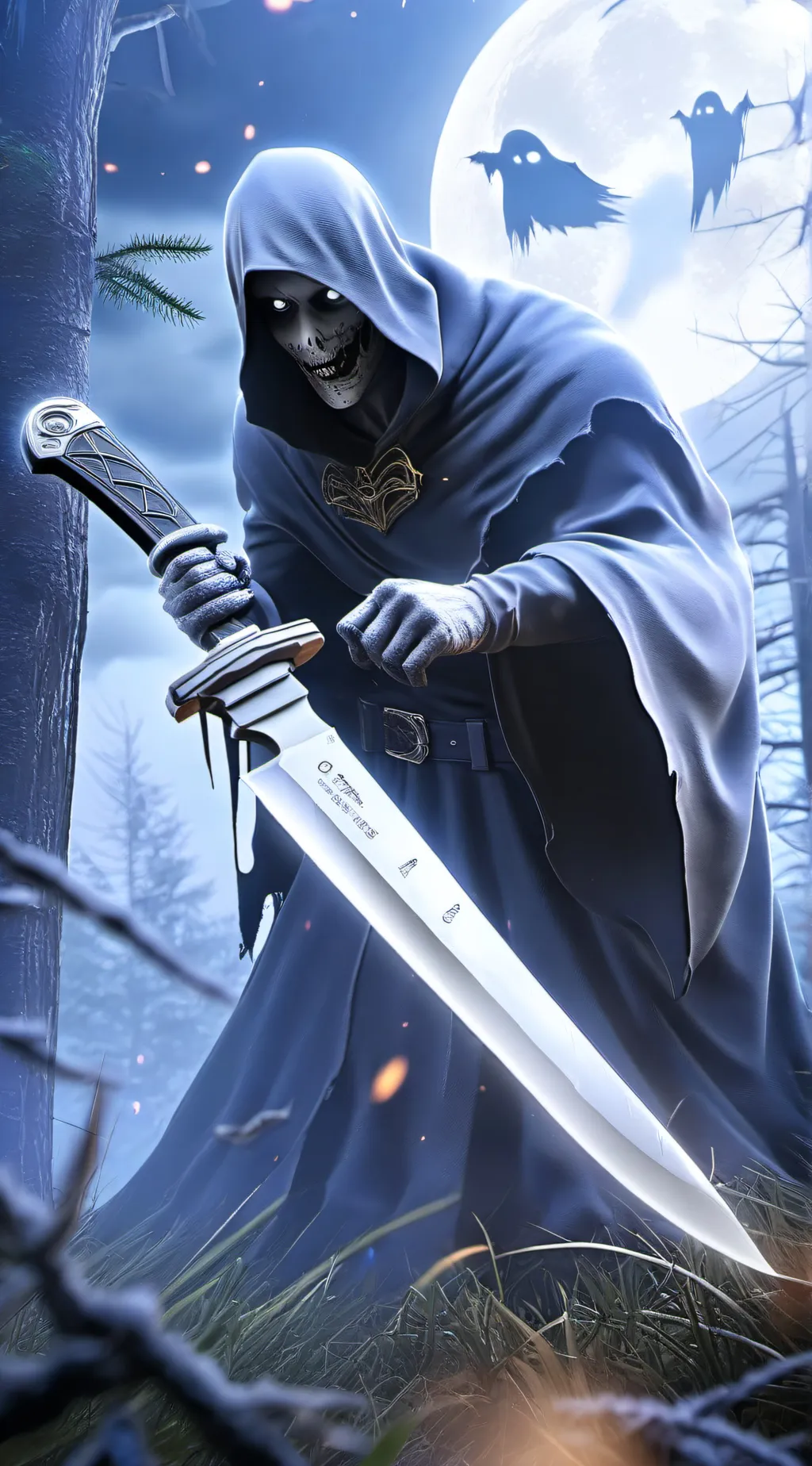 ai character: Knife background