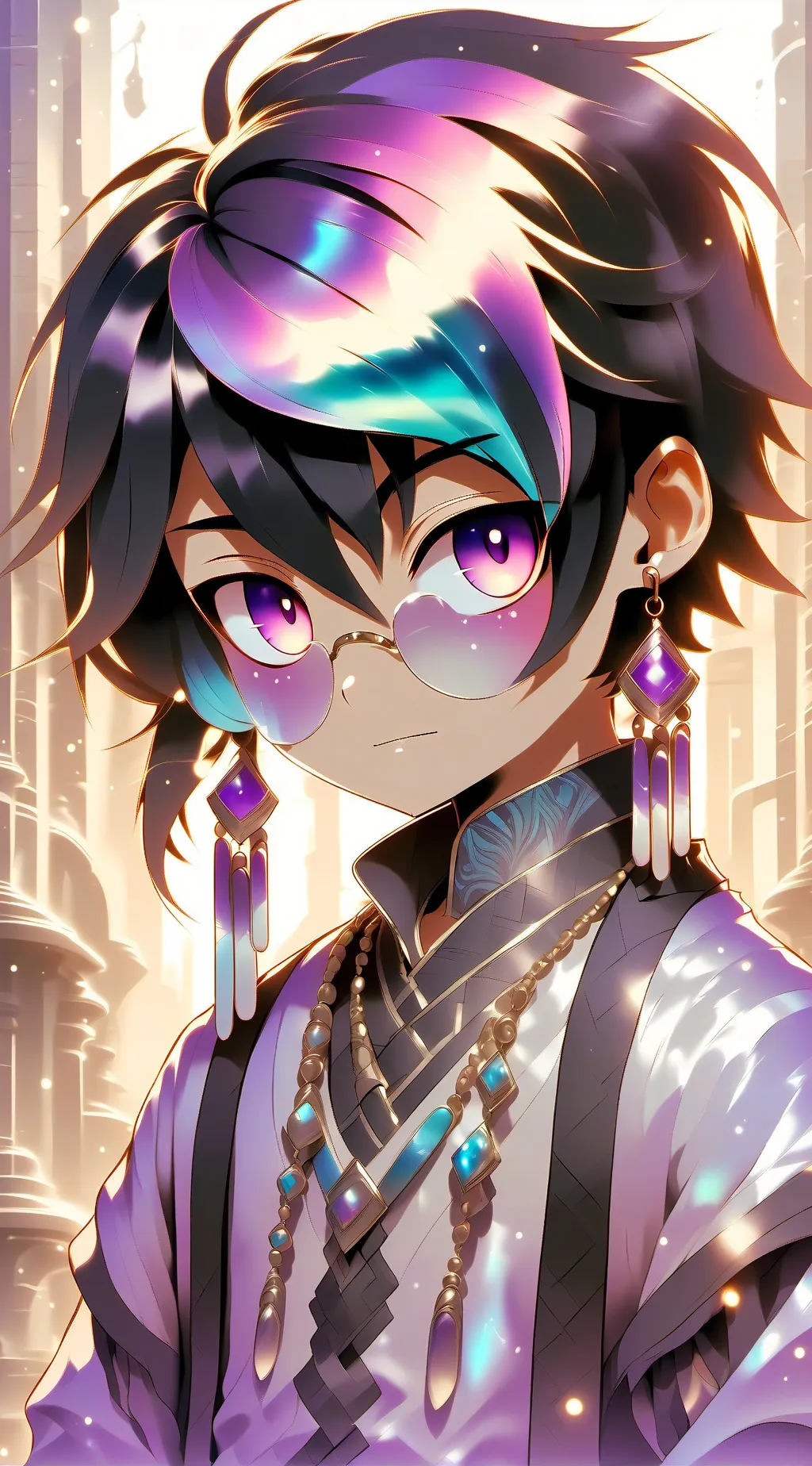 ai character: Dami Yokomo  background